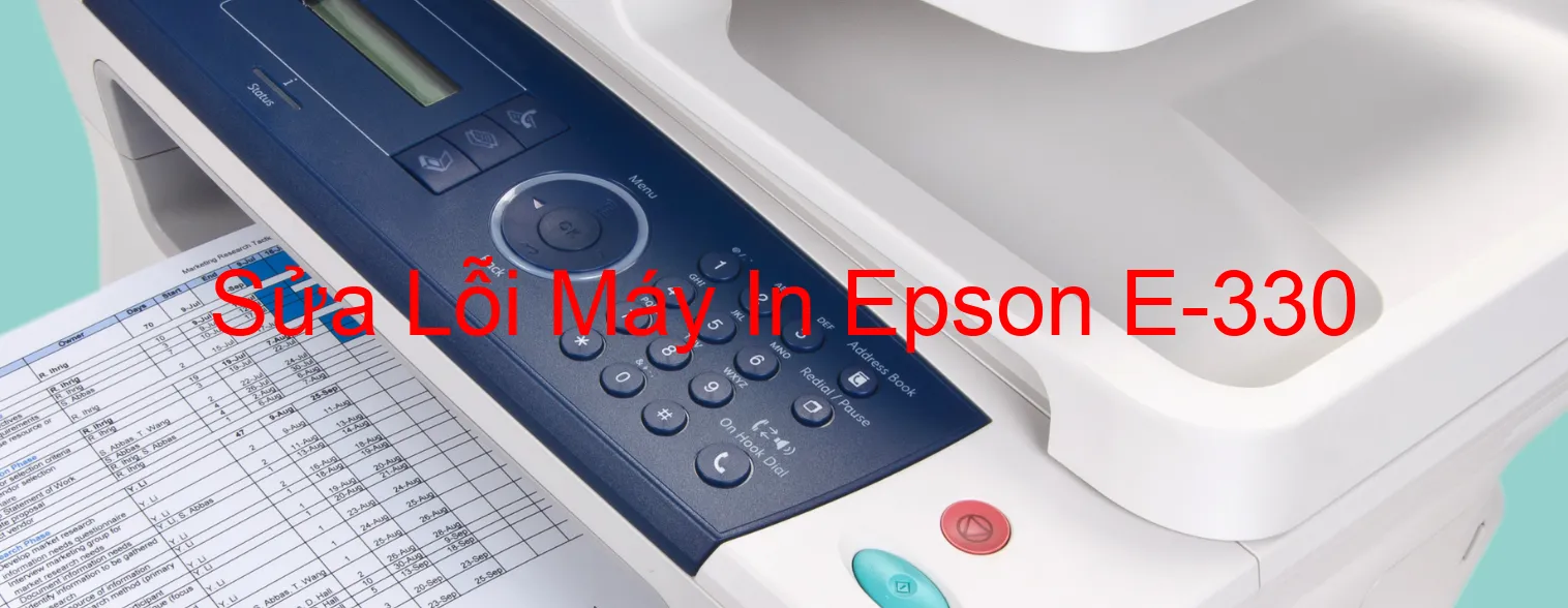 Sửa Lỗi Máy In Epson E-330