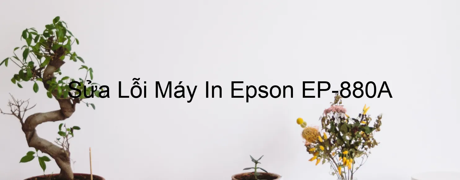 Sửa Lỗi Máy In Epson EP-880A