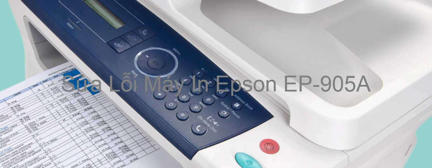 Sửa Lỗi Máy In Epson EP-905A