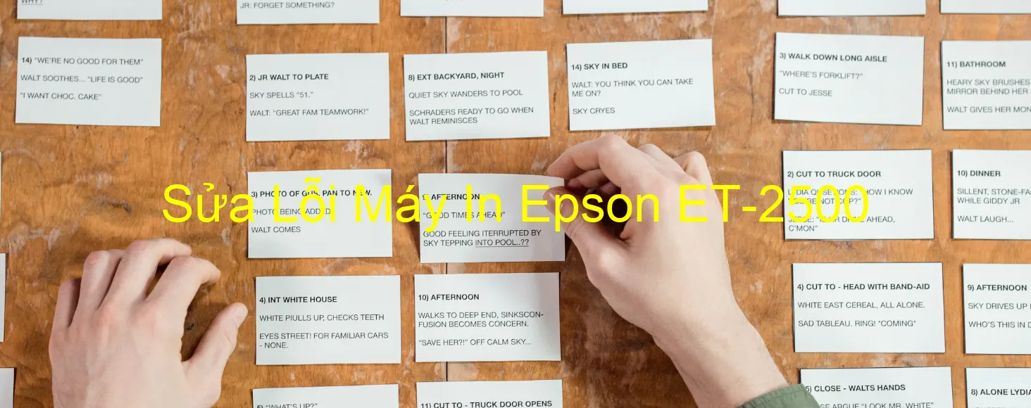 Sửa Lỗi Máy In Epson ET-2500