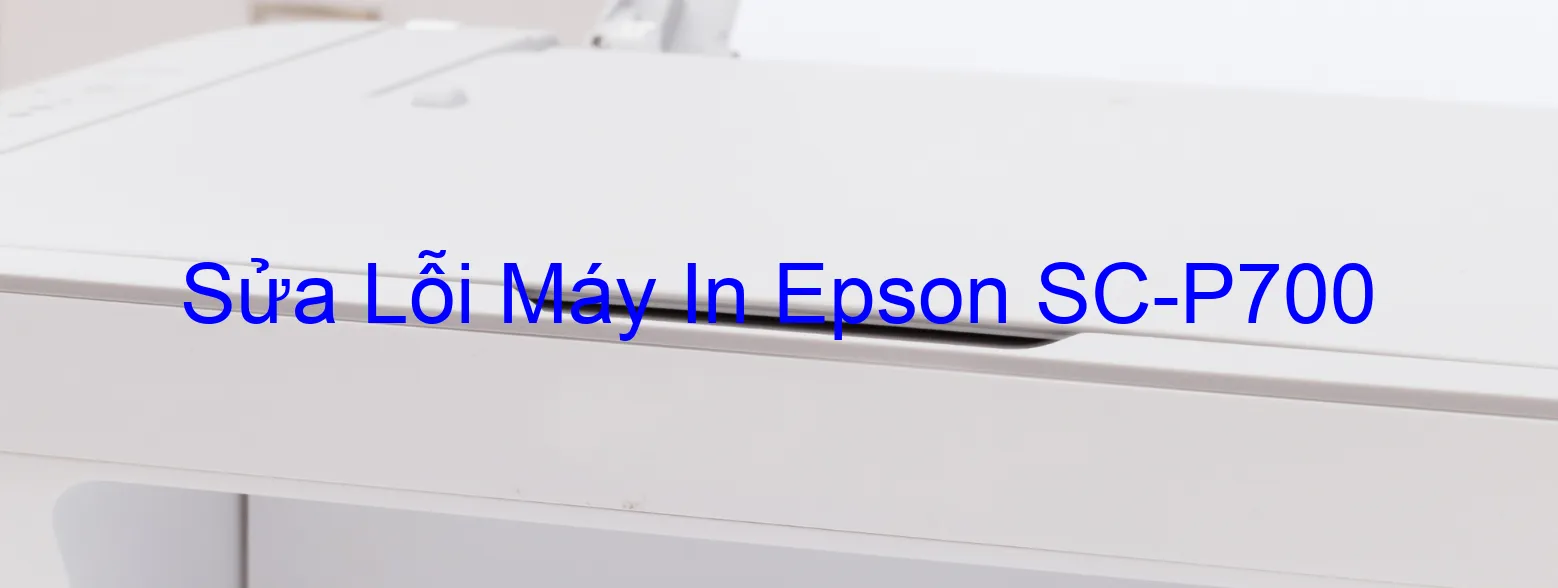 Sửa Lỗi Máy In Epson SC-P700