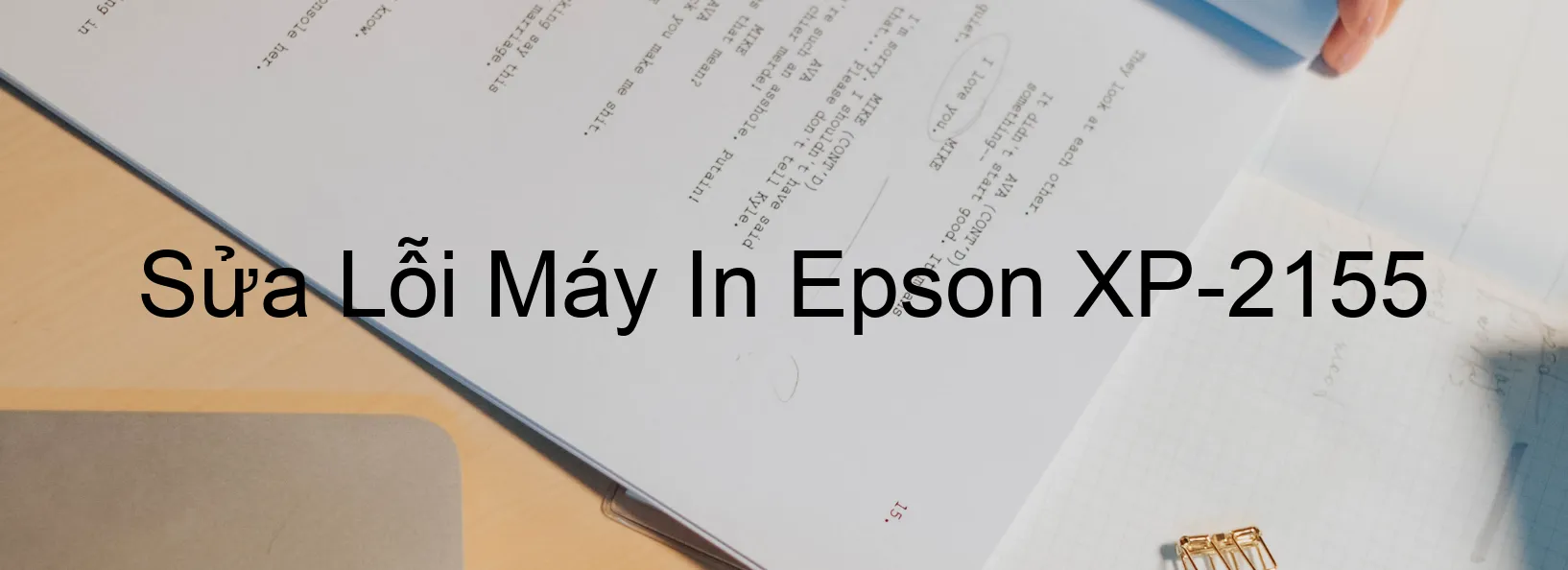 Sửa Lỗi Máy In Epson XP-2155